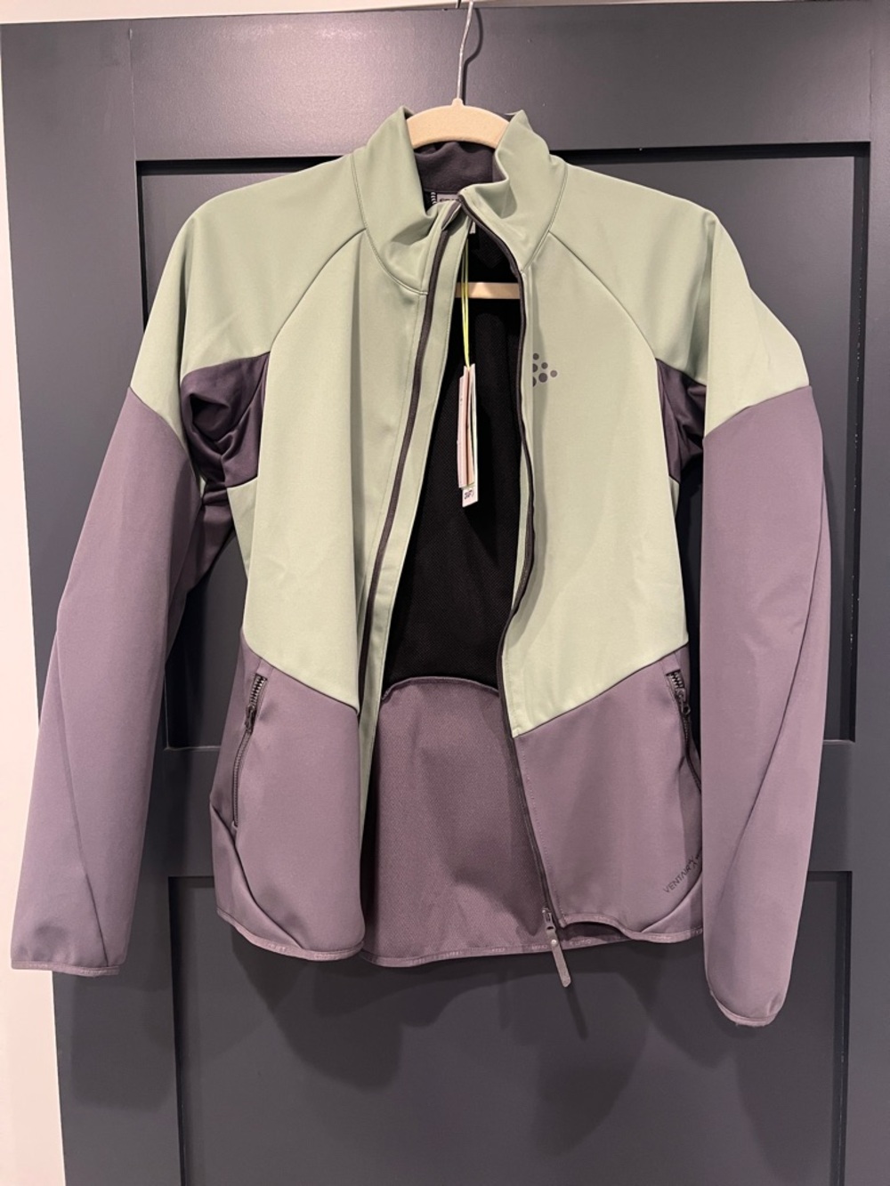 NWT Craft Glide soft-shell women’s jacket in jade/granite XS - Picture 5 of 6